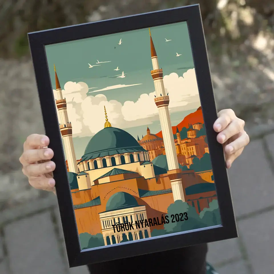 Törökország szuvenír ajándék falikép