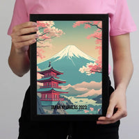 Japán szuvenír ajándék falikép