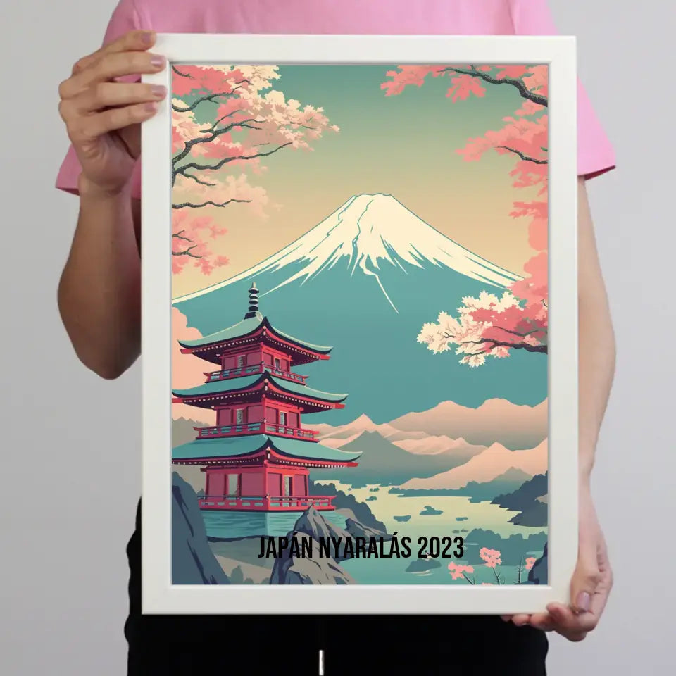 Japán szuvenír ajándék falikép