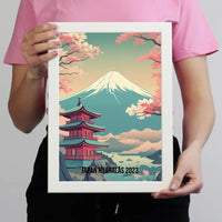 Japán szuvenír ajándék falikép