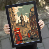Anglia szuvenír ajándék falikép