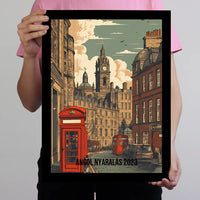 Anglia szuvenír ajándék falikép