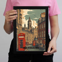 Anglia szuvenír ajándék falikép