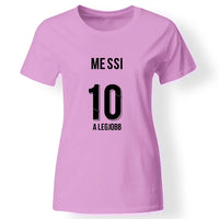 Messi Miami mez kinézetű póló nőknek rózsaszin