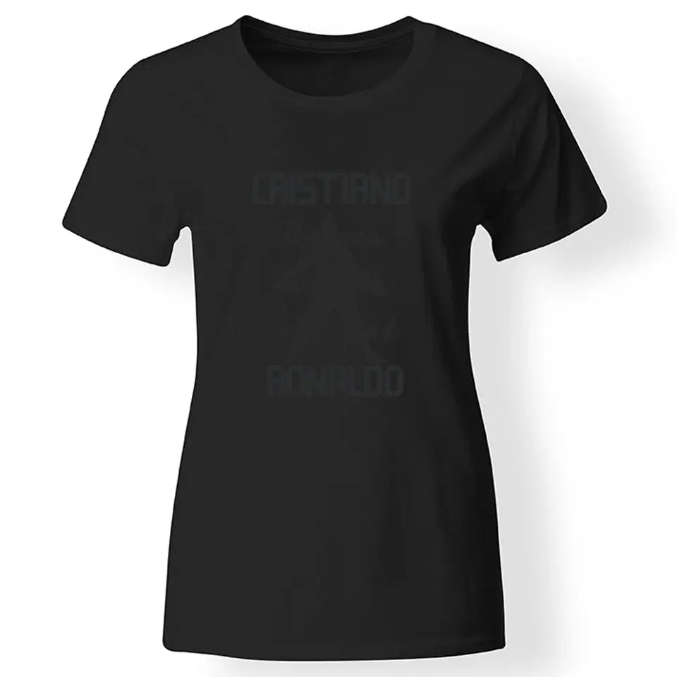 The Man The Myth The Legend - Crstiano Ronaldo női póló fekete