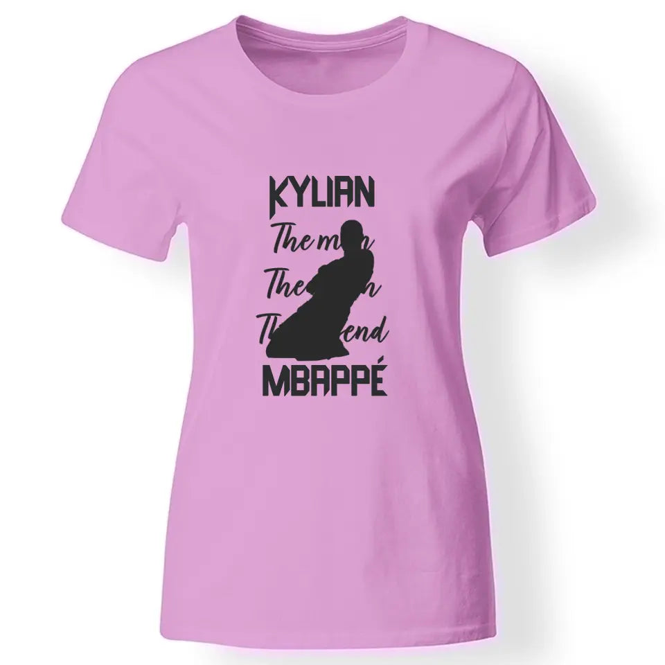 The Man The Myth The Legend - Mbappe női póló rózsaszín