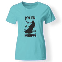 The Man The Myth The Legend - Mbappe női póló türkiz