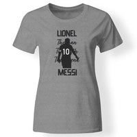 The Man The Myth The Legend - Lionel Messi női póló szürke