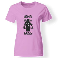 The Man The Myth The Legend - Lionel Messi női póló rózsaszín