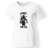 The Man The Myth The Legend - Lionel Messi női póló fehér