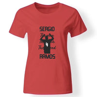 The Man The Myth The Legend - Sergio Ramos női póló piros