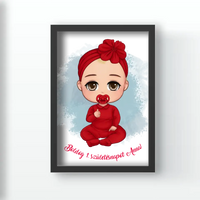 Szülinapi falikép egy éveseknek