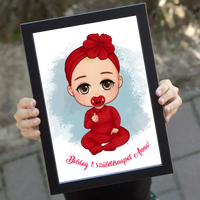 Szülinapi falikép egy éveseknek