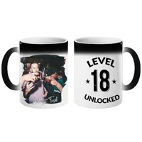 Level Unlocked 18. szülinapi bögre 