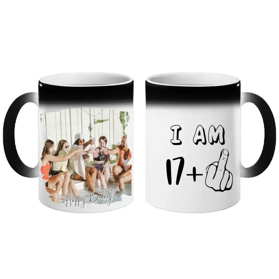 17+1 szülinapi bögre 