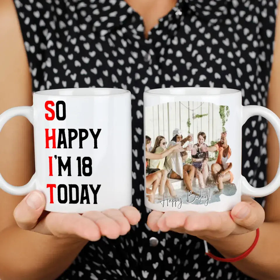 Ma van a 18. szülinapom bögre