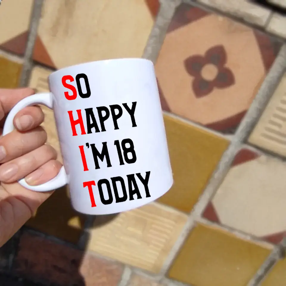 Ma van a 18. szülinapom bögre