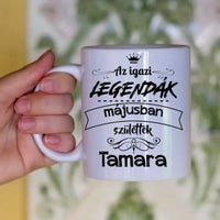 Az igazi legendák születésnapi meglepetés bögre