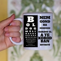 Nem gond vicces szülinapi ajándék bögre