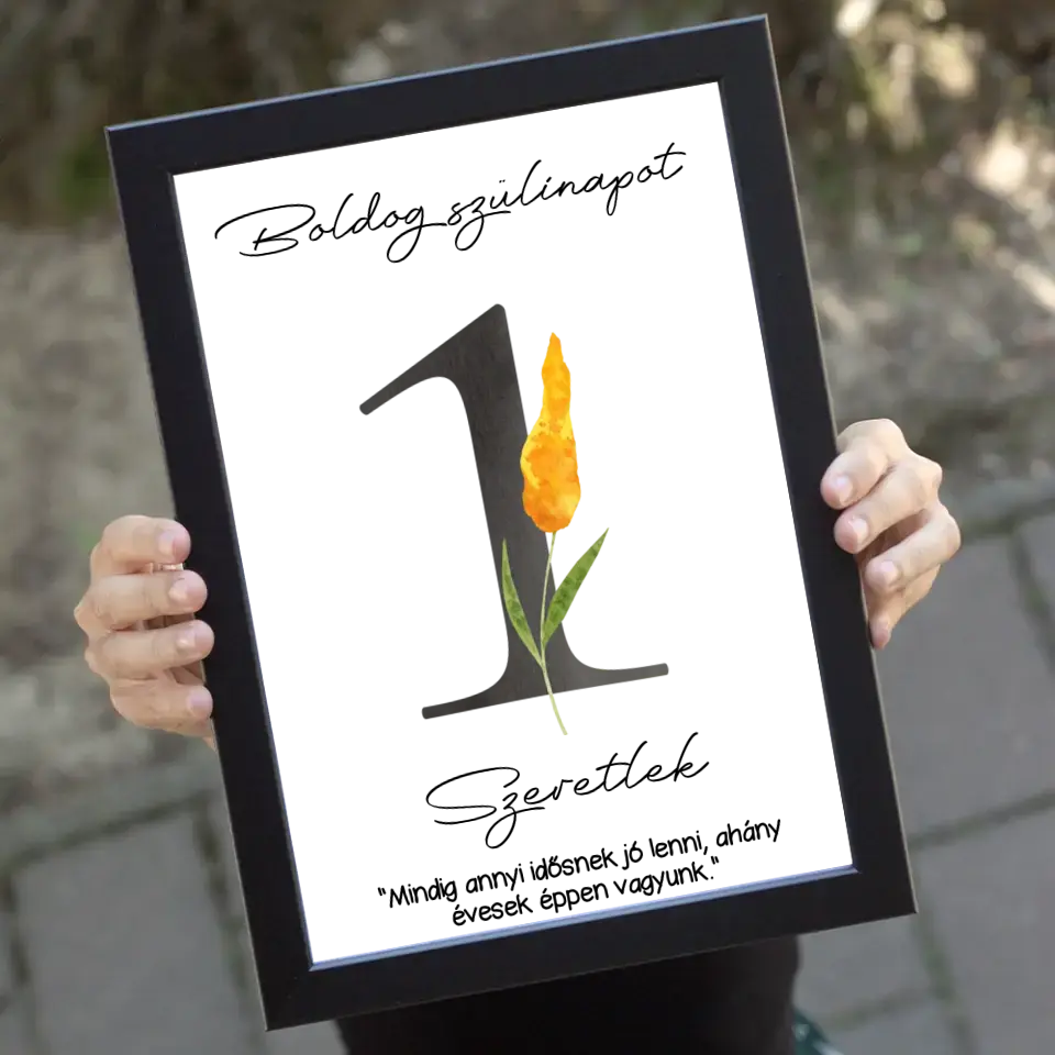 Ő az én apukám apák napi ajándék falikép