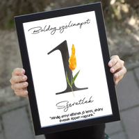 Ő az én apukám apák napi ajándék falikép