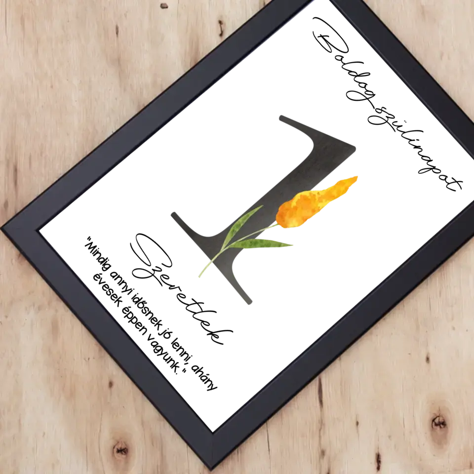 Ő az én apukám apák napi ajándék falikép