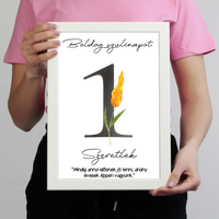 Ő az én apukám apák napi ajándék falikép