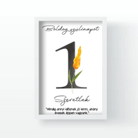 Ő az én apukám apák napi ajándék falikép