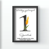 Ő az én apukám apák napi ajándék falikép