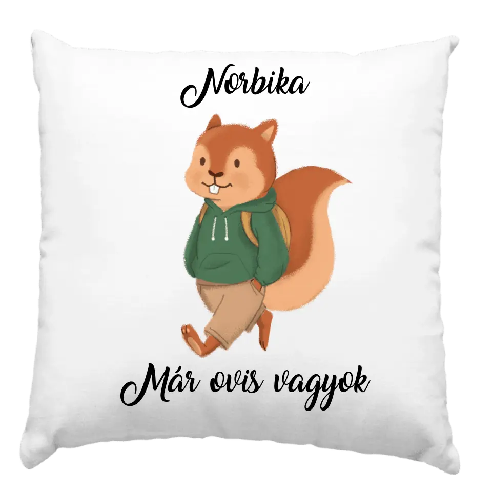 Állatos párna ovisoknak és kisiskolásoknak