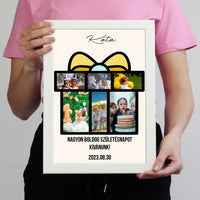 Szülinapi ajándék falikép