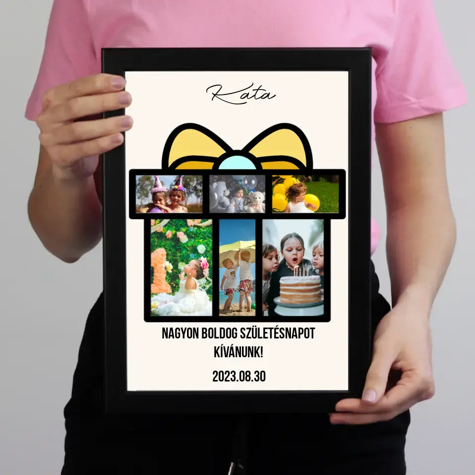 Szülinapi ajándék falikép
