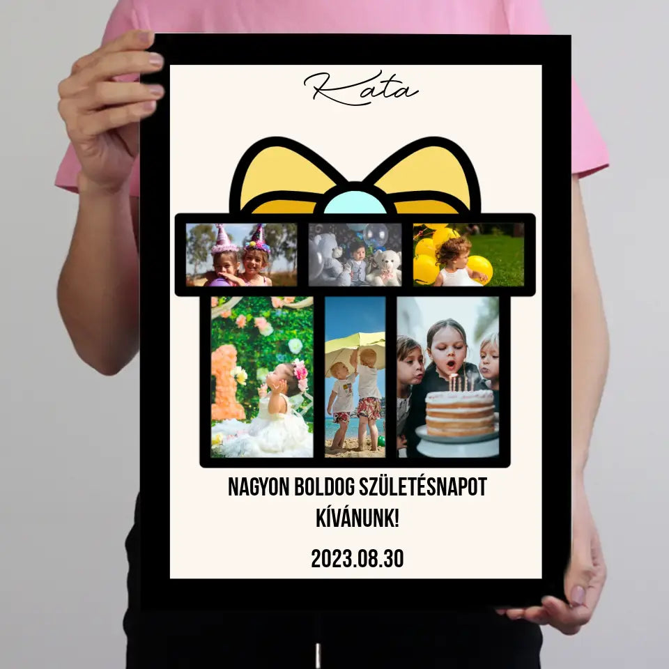 Szülinapi ajándék falikép