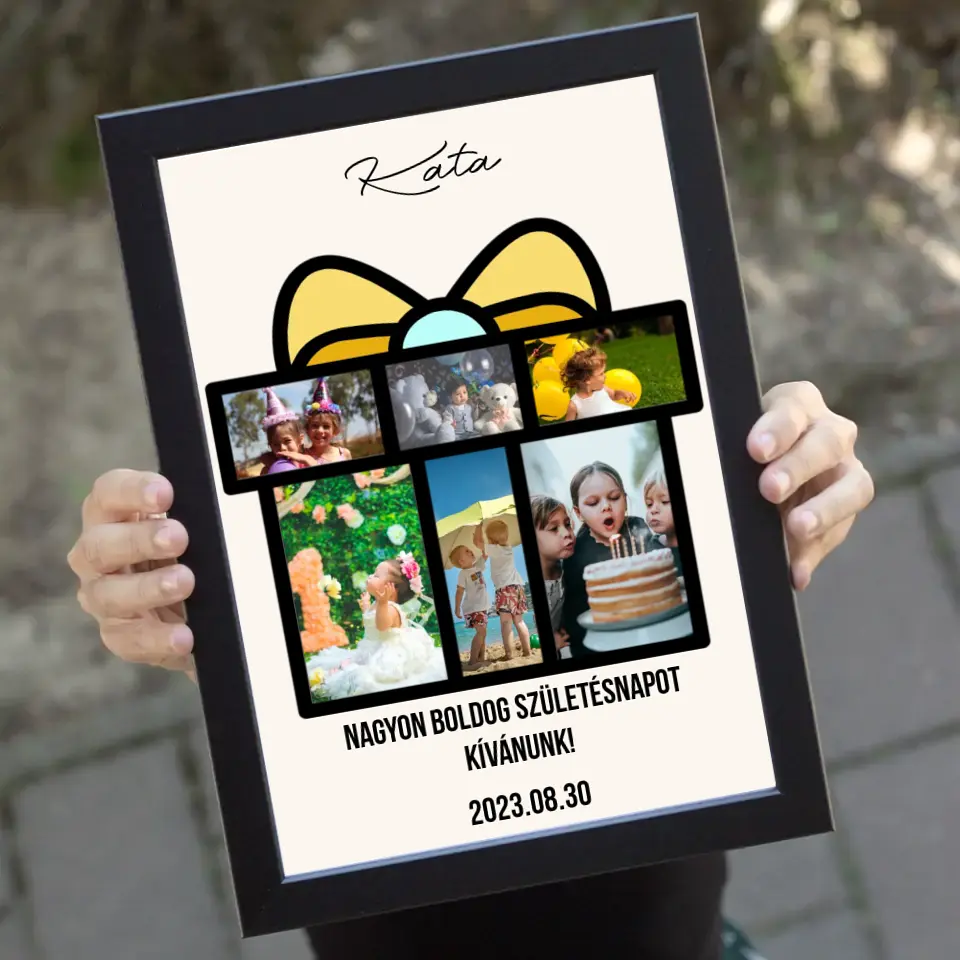 Szülinapi ajándék falikép