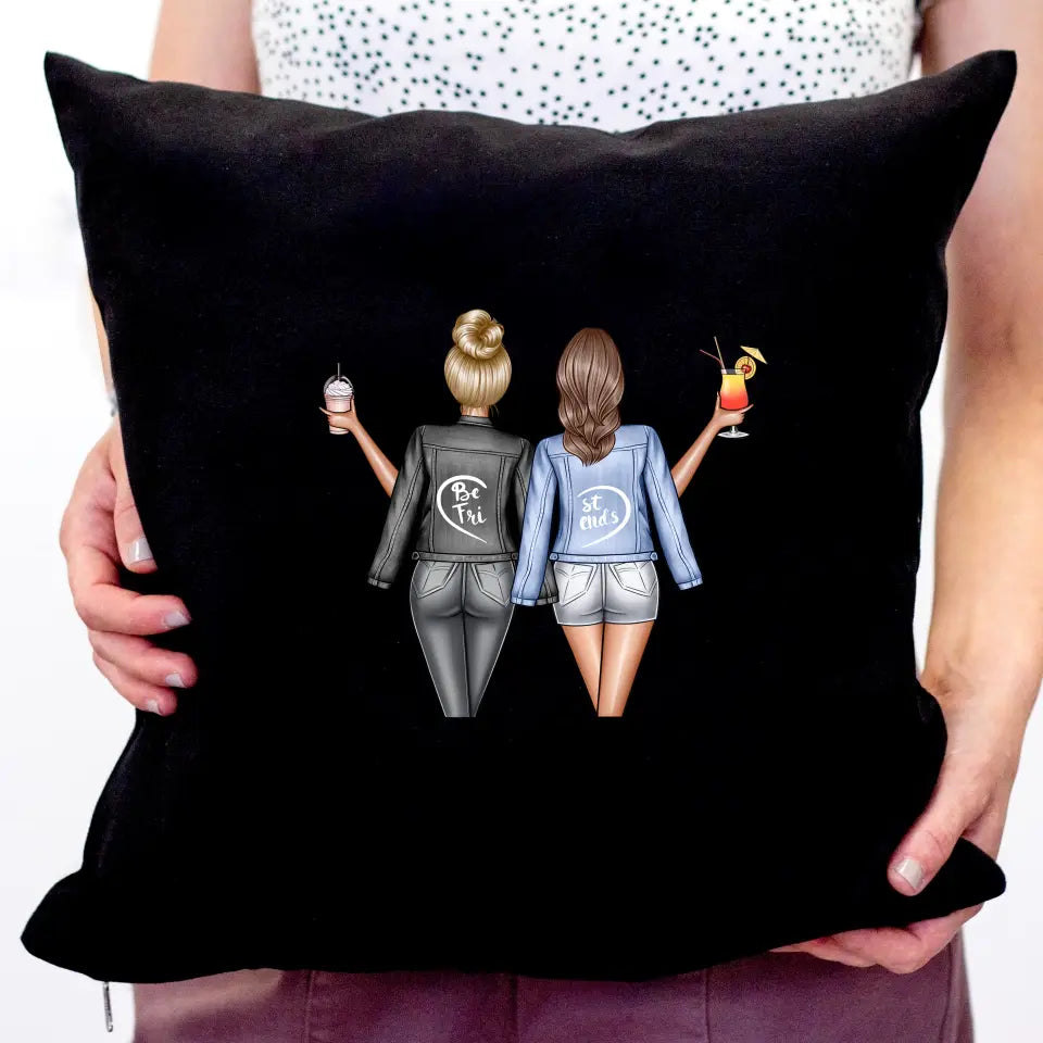 Egyedi legjobb barátnős párna