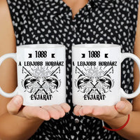 A legjobb horgász évjárat szülinapi bögre