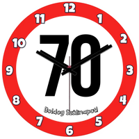 Hetvenes szülinapi óra