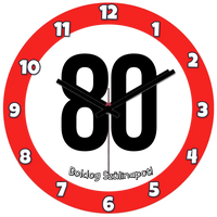 Nyolcvanas szülinapi óra