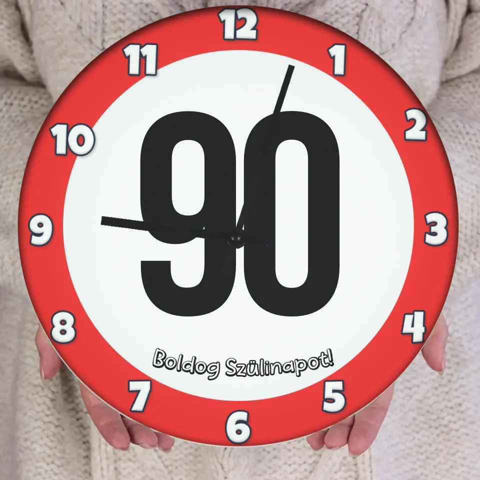 Kilencvenes szülinapi óra