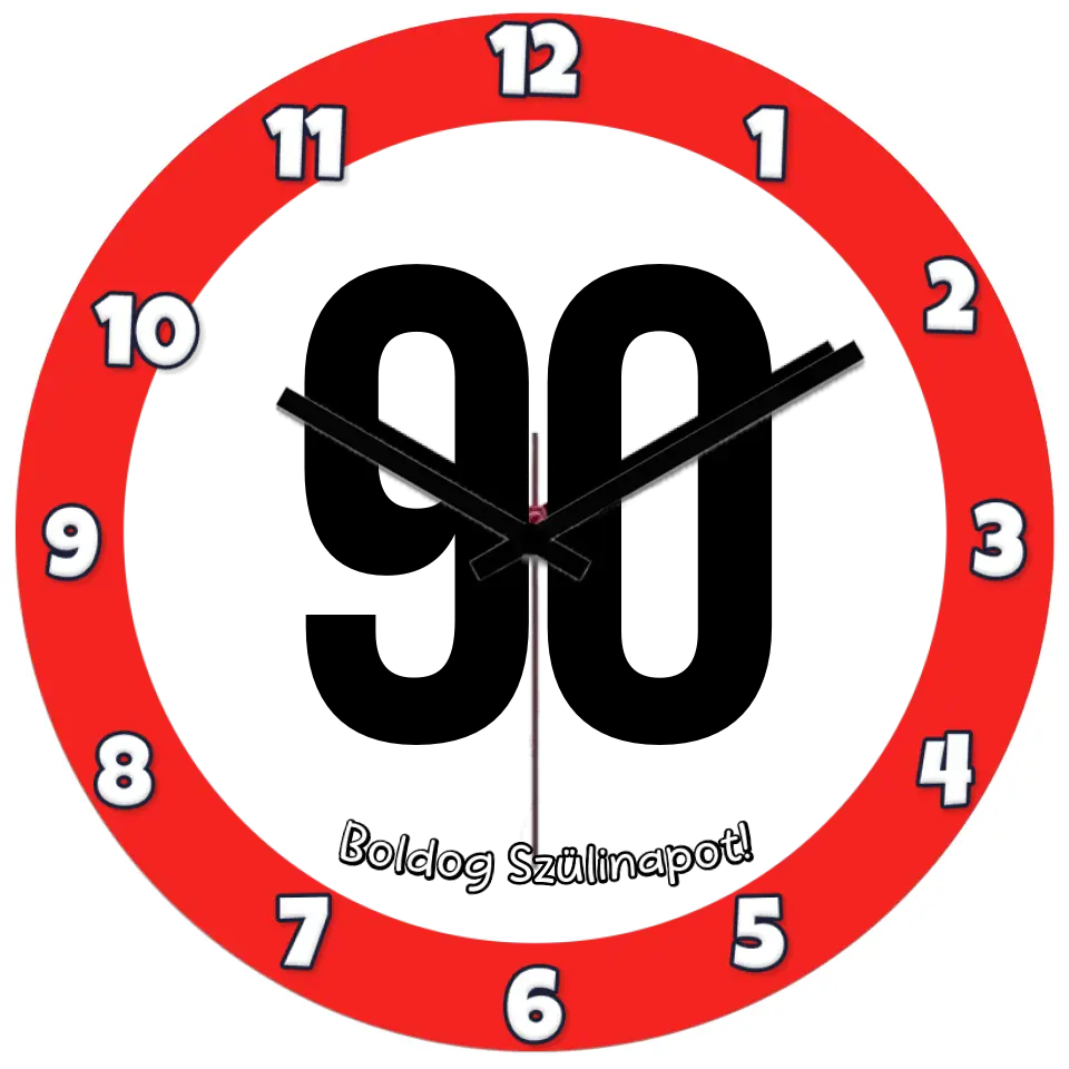 Kilencvenes szülinapi óra