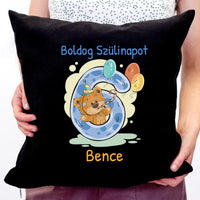 Születésnapi macis párna