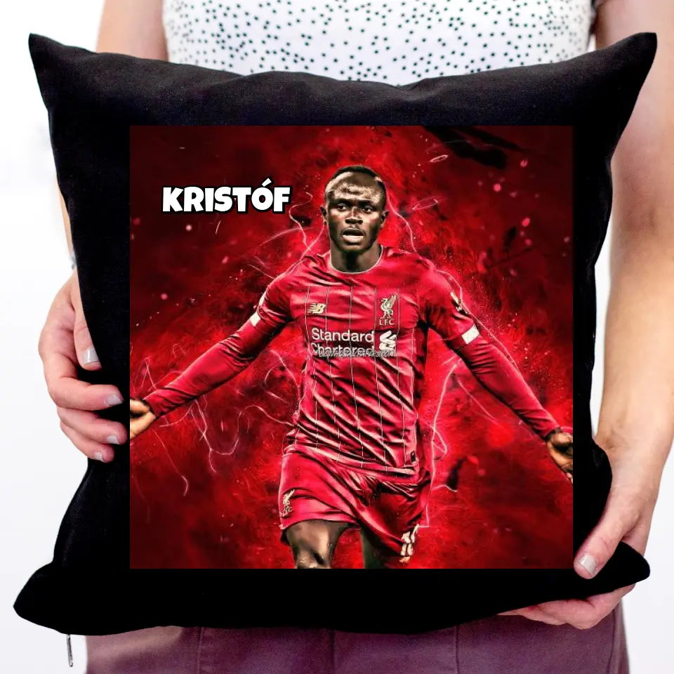 Sadio Mane párna egyedi névvel