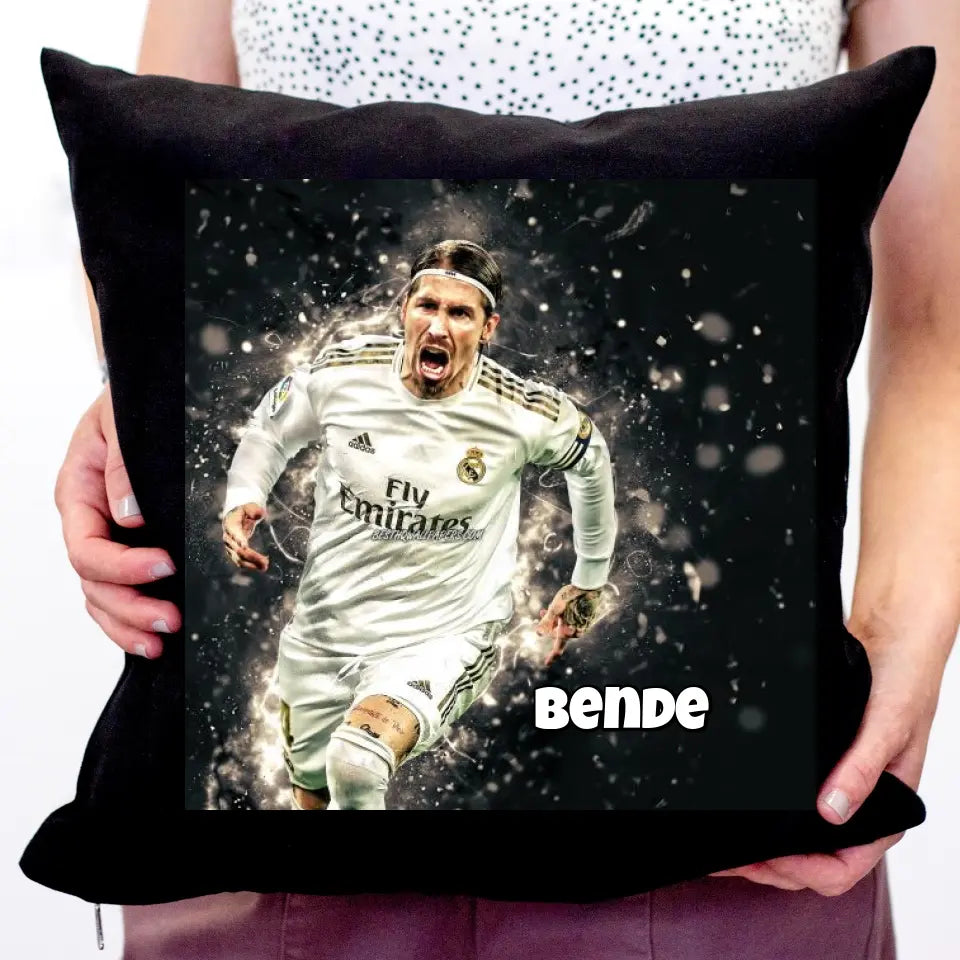 Sergio Ramos párna egyedi névvel