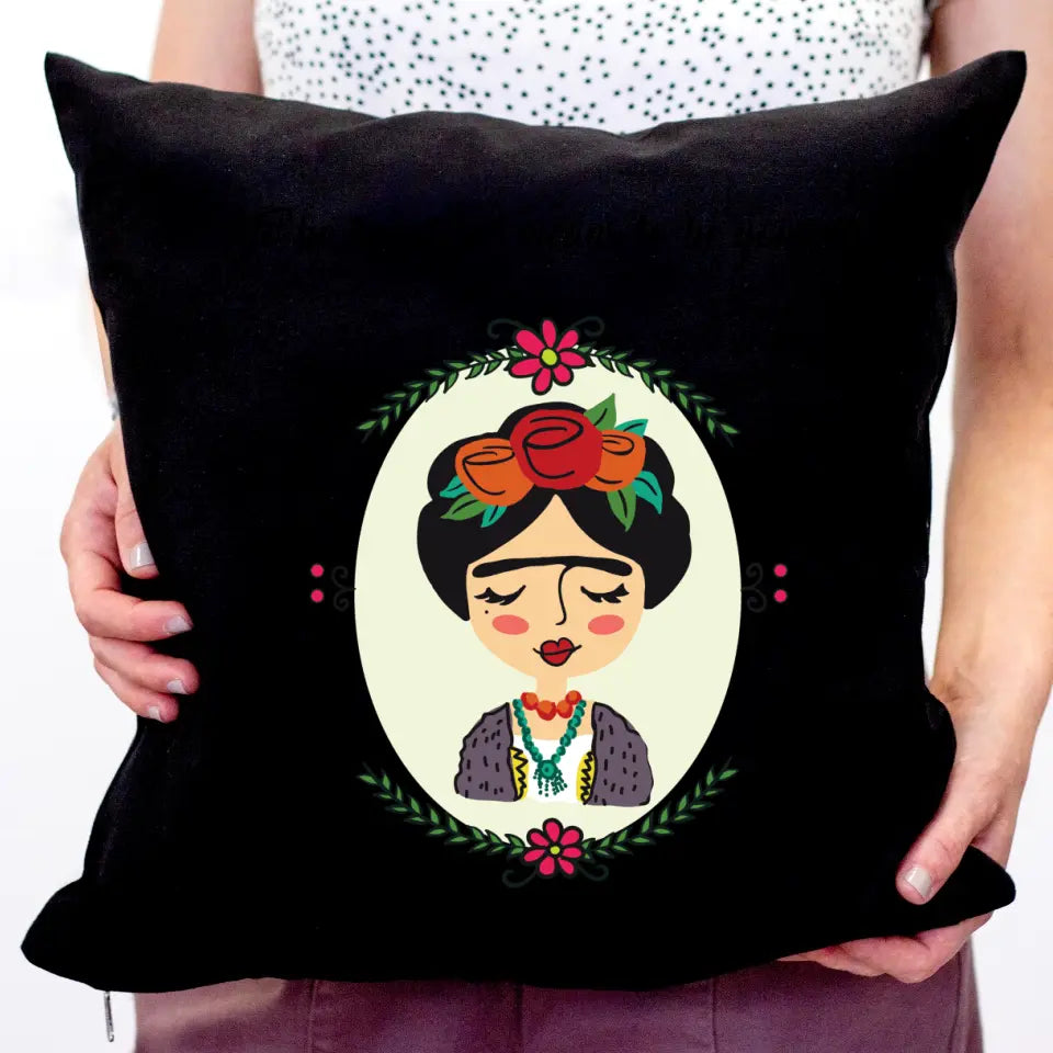Frida Kahlo párna felirattal