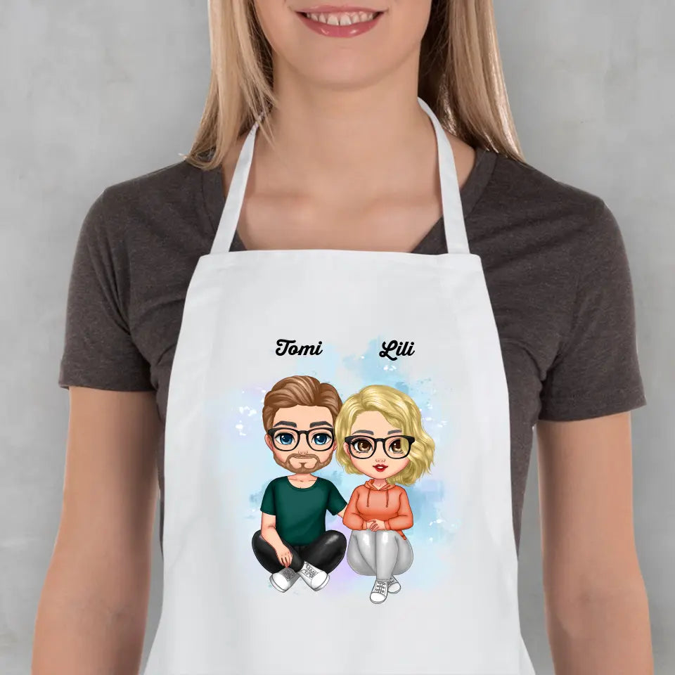 Cukifejű páros kötény