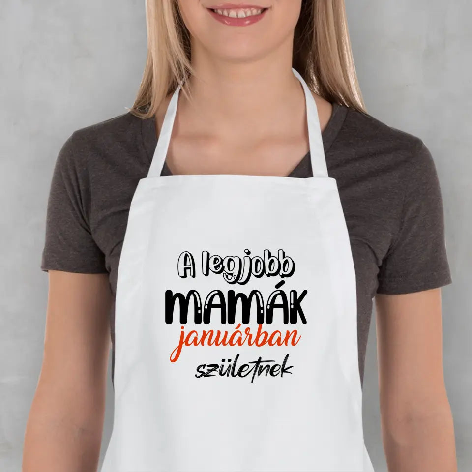 A legjobb mamák szülinapi kötény