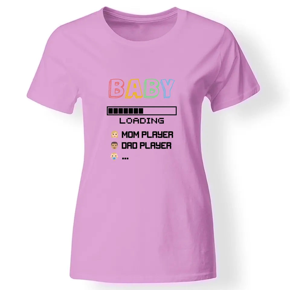 Vicces gamer kismama póló rózsaszín
