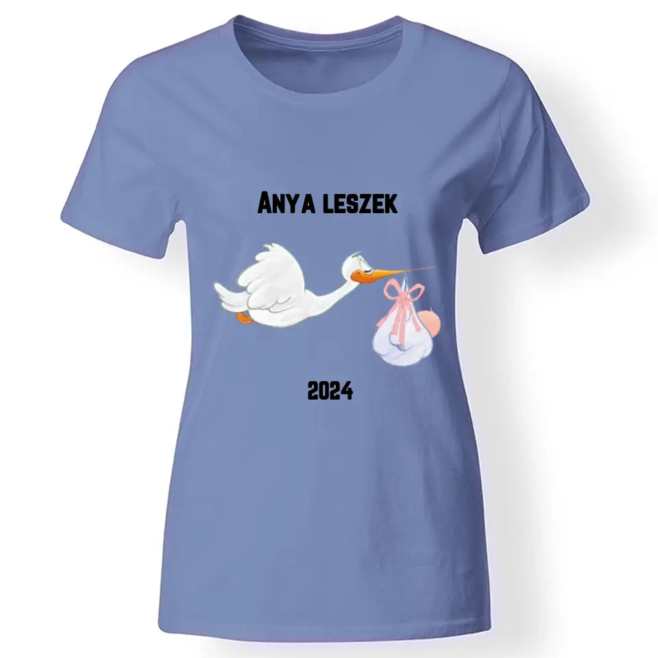 Anya leszek kismama póló kék