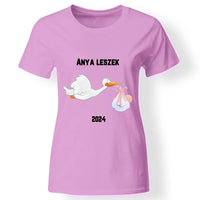 Anya leszek kismama póló rózsaszín