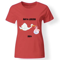 Anya leszek kismama póló piros